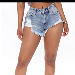 Fashion nova denim shorts